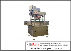 China 1.5KW Power Automatic Bottle Capping Machine High Speed 50 - 60 Bottles/min factory
