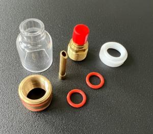 China 53GQ Gas Lens Adapter Wedge Collet TIG Welding Consumables Kit for Better Gas Coverage on sale