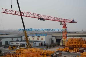 PT7532 Flat Top Tower Crane 75mts Working Jib 20t Load Without Head Type