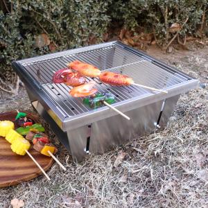 China OEM Portable Charcoal Grill Outdoor BBQ Equipment Kitchen Cooking factory