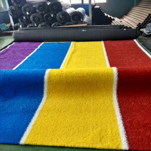 China Purple Fake Grass For Schools Kindergartens on sale