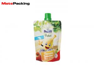 China Self Stand Up Spout Pouch Plastic Food Grade Custom Printing for Juice 250ml factory