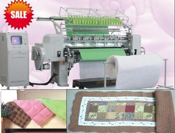 China High Performence Digital Control Industrial Quilting Machine Making Bedspreads factory