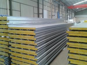 China Anti Corrosion Sandwich Panel Roof , Composite Metal EPS Sandwich Roof Panels factory