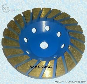 China Thickened Turbo Diamond Cup Grinding Wheel for Concrete - DGWS06 factory