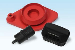 China SI FKM EPDM Custom Molded Rubber Parts High Temperature Resistance on sale