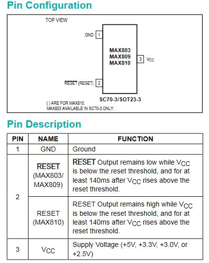 SOT23 Supervisory Circuits MAX809SEUR Silk Screen ADAA Monitor IC Chip 2.93V IC BOM