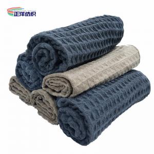 China 50x60cm Car Cleaning Rags Medium Size Waffle Style Luxury Microfiber Car Cleaning Cloth factory