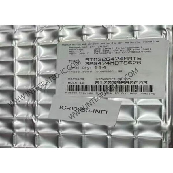 170MHz Microcontroller MCU STM32G474MBT6 Embedded Microcontrollers LQFP80 IC