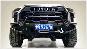 China OEM TOYOTA Bull Bar Car Offroad Winch 4x4 Bumper For Tundra factory