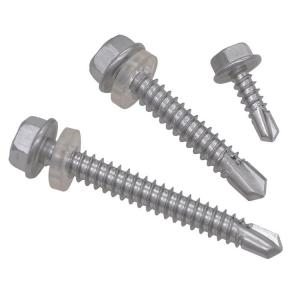 China Hex Flange Head Self Tapping Screws Hexagon Washer Head Screws factory