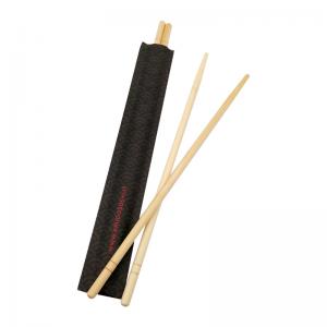 China 200mm Logo Customized Round Bamboo Chopsticks Eco Friendly factory