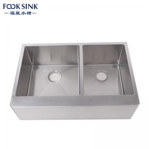 China 304 SS Apron Style Sink , Undermount Apron Front Sink For Hotel / Restaurant on sale