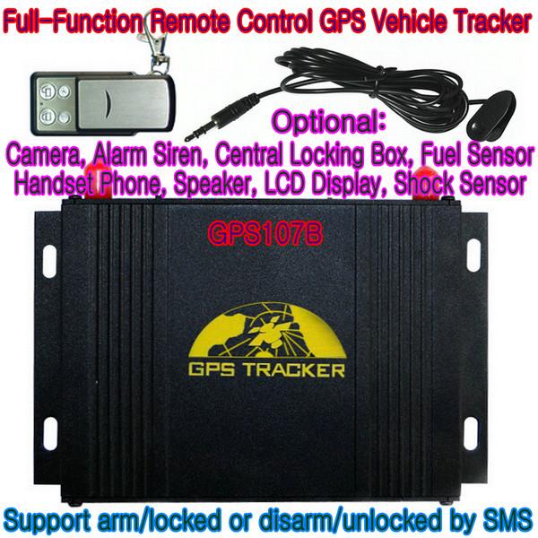 China GPS107B All-In-One AVL GPS Vehicle Tracker W/ Photo Snapshot, Remote-Control & 2-Way talk factory