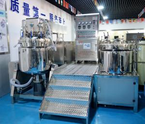 China Skin Whitening Cream Vacuum Emulsifying Mixer Machine 50L-3000L factory