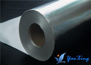 China Sliver Aluminum Foil Fiberglass Cloth To Reflect Radiant Heat Away factory