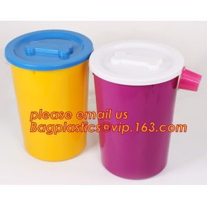 PP plastic type and stocked eco-friendly feature Round pet food container with