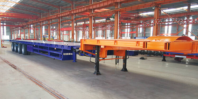 Tri FUWA Axle Extendable Lowboy Multi Axle Modular Trailer