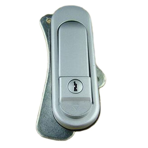 Electrical Control Panel Paddle Latch Lock , Zinc Alloy Swing Door Latch