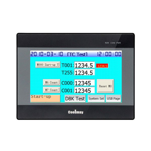 Coolmay Industrial Controller Digital Analog Input Output Plc Hmi Integrated All