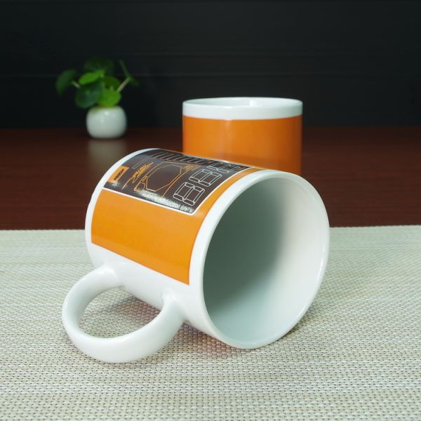 Personalized Color changing square heat sensitive mug custom Eco - friendly