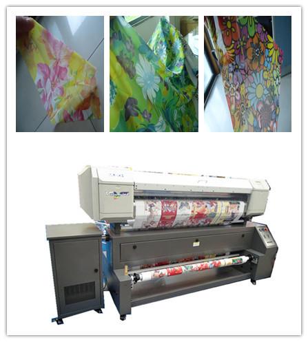 China Indoor Sublimation Fabric Epson Multifunction Printer 1.6M  For Advertising Flag Print factory
