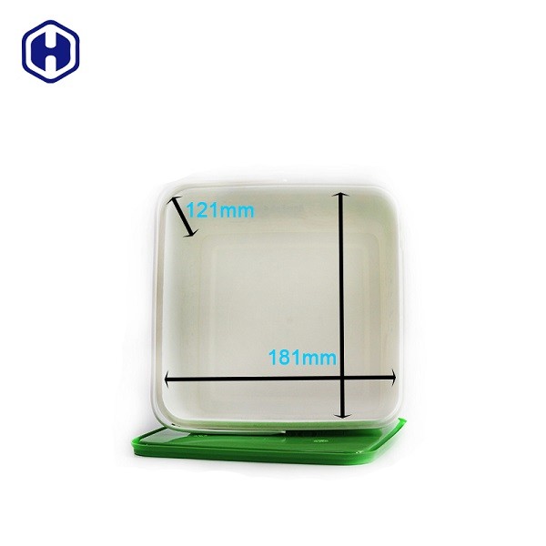 In Mould Labelling Layer Plastic Cake Tubs Environmentally Friendly