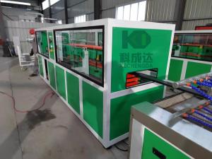 China PVC UPVC WPC Window Profiles Making Machine Door Frames Wall Panel Extruder factory