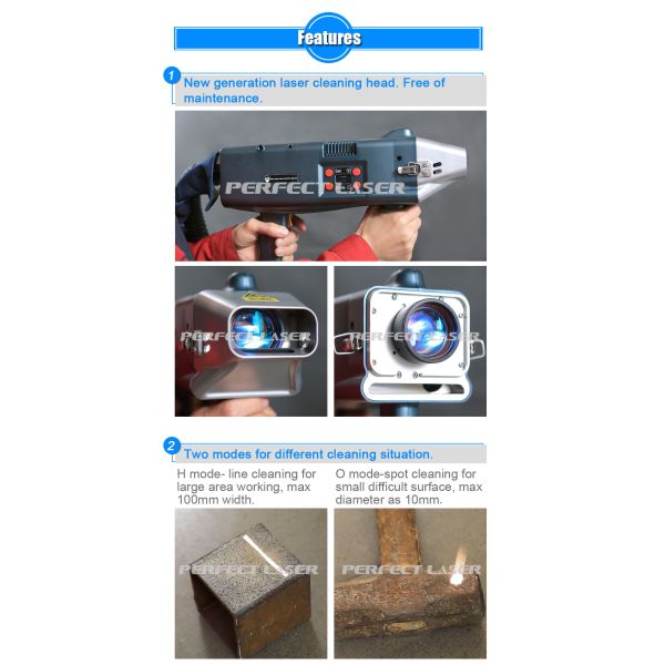 Multi - Function Laser Rust Removal Machine Air Cooling 220V Simple Operation
