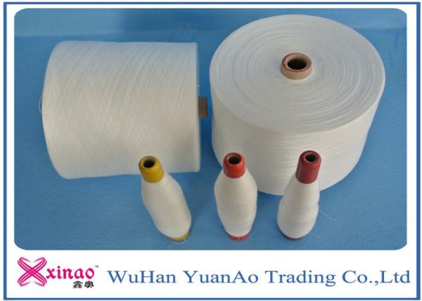 China Colored Top Dyed Polyester Yarn /  Spun Polyester Sewing yarn Eco-Friendly factory