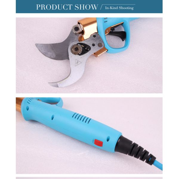 45mm Ball Screw Electric Pruning Shears with 40V Lithium Battery