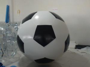 China PVC Tarpaulin Inflatable Footballs Inflatable Sports Games Inflatable 2 Meter Diameter Footballs factory