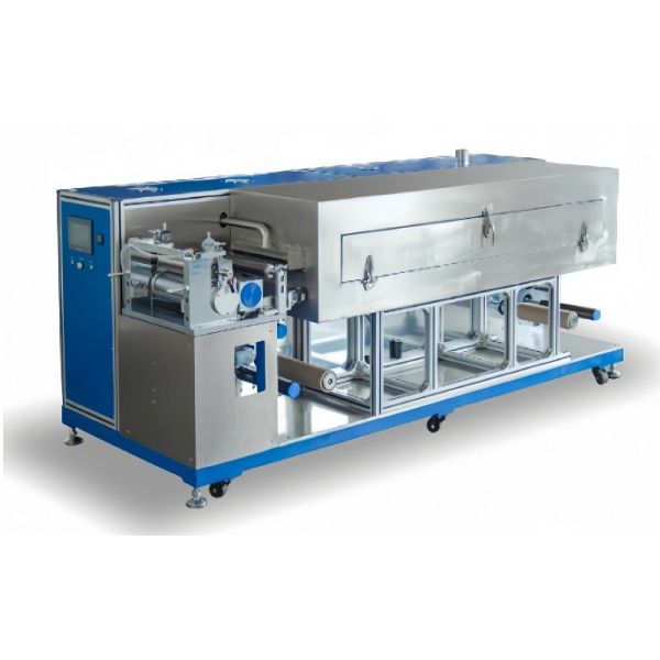 Laboratory Pouch Cell Assembly Lithium Battery Three Roll Transfer Coating Machine