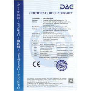 Shenzhen Shenchuan Intelligent Co., Ltd Certifications