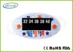 Heat-sensitive Liquid Crystal Baby Bath Thermometer Card For Baby Healthy Care