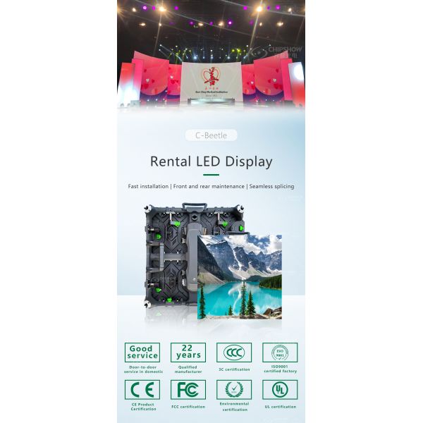 Die Cast Aluminum/Rental Screen P3.91 Stadium LED Screen, LED Peripheral Board 1/8 Scan Mode