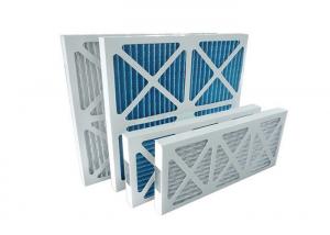 China Primary Efficiency Washable 20 X 20 X 4 Merv 13 Pleated Air Filter For HVAC Equipment factory