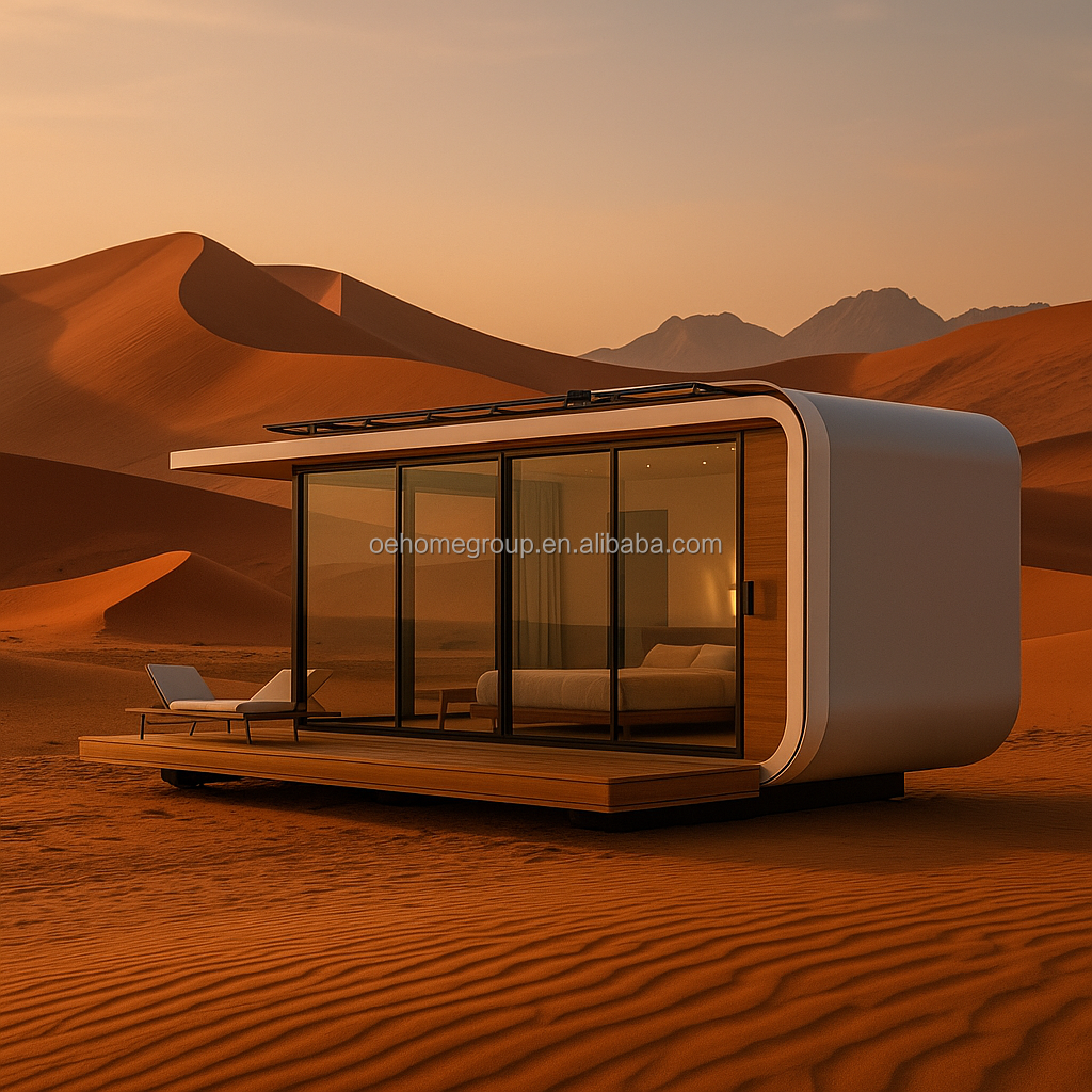 Durable Using Various Prefab Container House Tiny Portable Home Tiny Modular House Camping Hotel Space Capsule