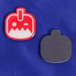 China fantastic new design fridge magnet badge, soft magnet printing gift badge on sale