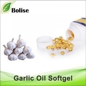 China Natural Garlic Oil Softgel Lower Blood Sugar factory