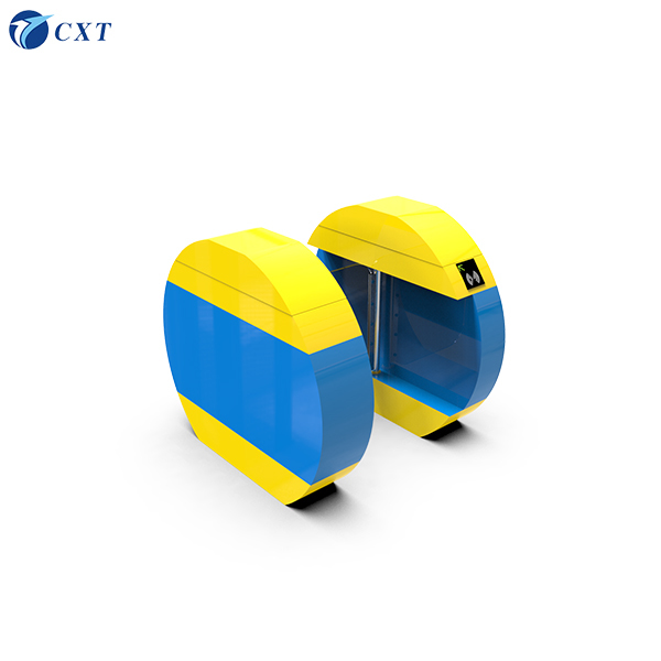 Brushed Finishing Swing Barrier Gate with Relative Humidity≤95% and Identification Speed 20 Ms for Secure Access Control