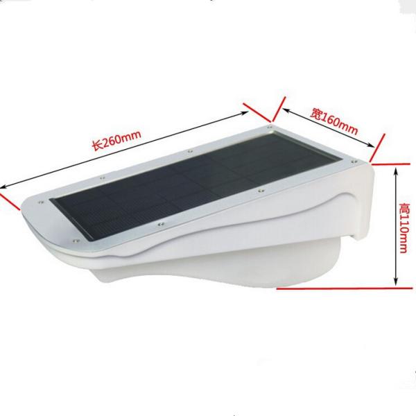Solar human body induction lamp indoor and outdoor garden wall lamp integrated solar light