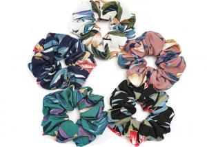 China Summer big flower fabric art fat bowel scrunchie lady hair rope intestine accessories Yiwu headdress on sale