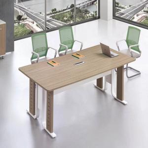China Luxury Solid Wood Veneer Office Conference Table Scratch Resistant factory