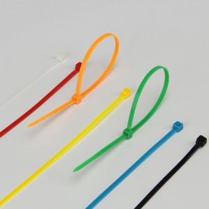 China 3.6mmx200mm Good Toughness Colorful Zip Ties For Cable Management factory