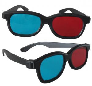 China Cheapest Price Blue And Red 3D Glasses For 3D Moive Projector Eye Glasses Home Use factory