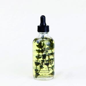 China Private Label Pure and Natural Organic Dry Flower Lavender Oil Face Body and Hair Multi Use Oil factory