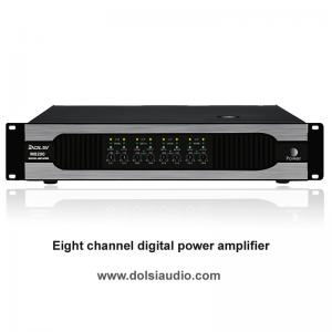 China Eight channel digital pro audio power amplifier on sale