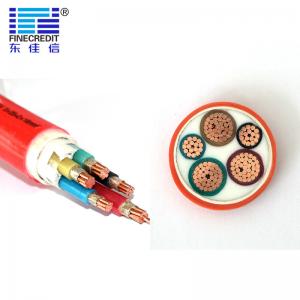 China 3×25+1×16MM2 Multi Cores Fire Rated Data Cable , LSZH 600/1000V Fire Protection Cable factory