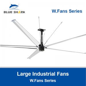 China Large Industrial Ceiling Fans, Warehouse Industrial Hvls Fans, W.Fans Series on sale